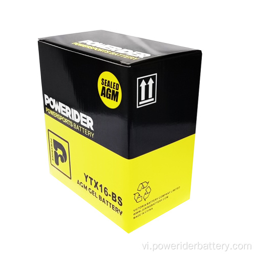 12V 16AH YTX16-BS Harley Series Pincle